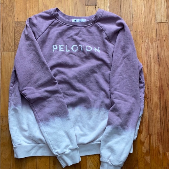 peloton tie dye pullover hoodie